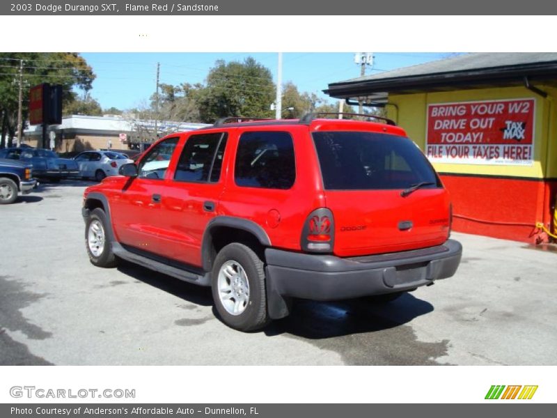 Flame Red / Sandstone 2003 Dodge Durango SXT