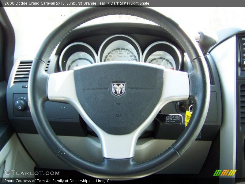 Sunburst Orange Pearl / Dark Slate/Light Shale 2008 Dodge Grand Caravan SXT