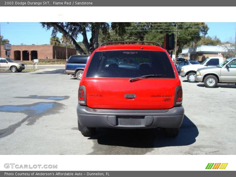 Flame Red / Sandstone 2003 Dodge Durango SXT