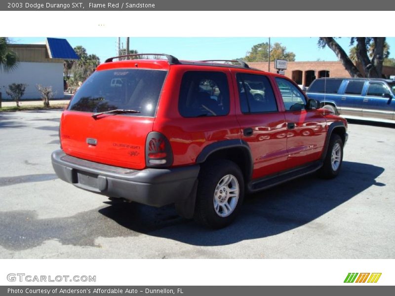 Flame Red / Sandstone 2003 Dodge Durango SXT