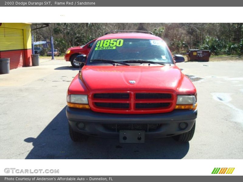 Flame Red / Sandstone 2003 Dodge Durango SXT