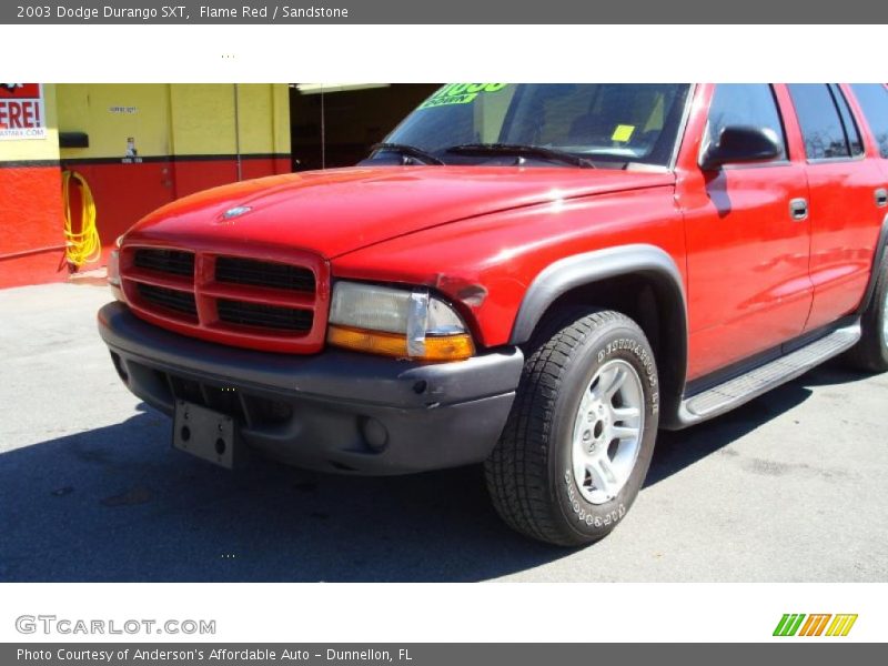 Flame Red / Sandstone 2003 Dodge Durango SXT