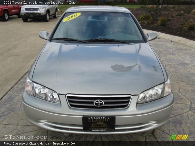 Antique Sage Pearl / Gray 2001 Toyota Camry LE