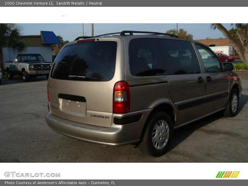 Sandrift Metallic / Neutral 2000 Chevrolet Venture LS