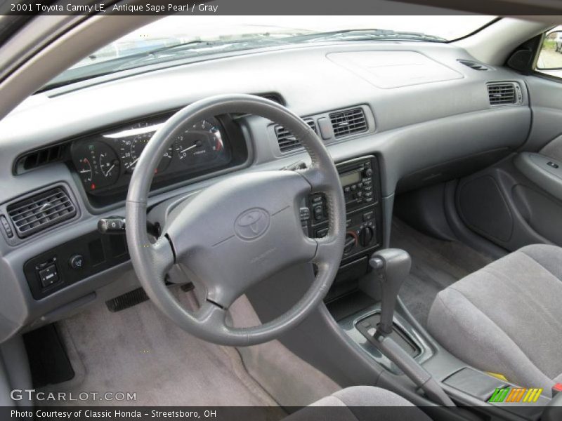 Antique Sage Pearl / Gray 2001 Toyota Camry LE