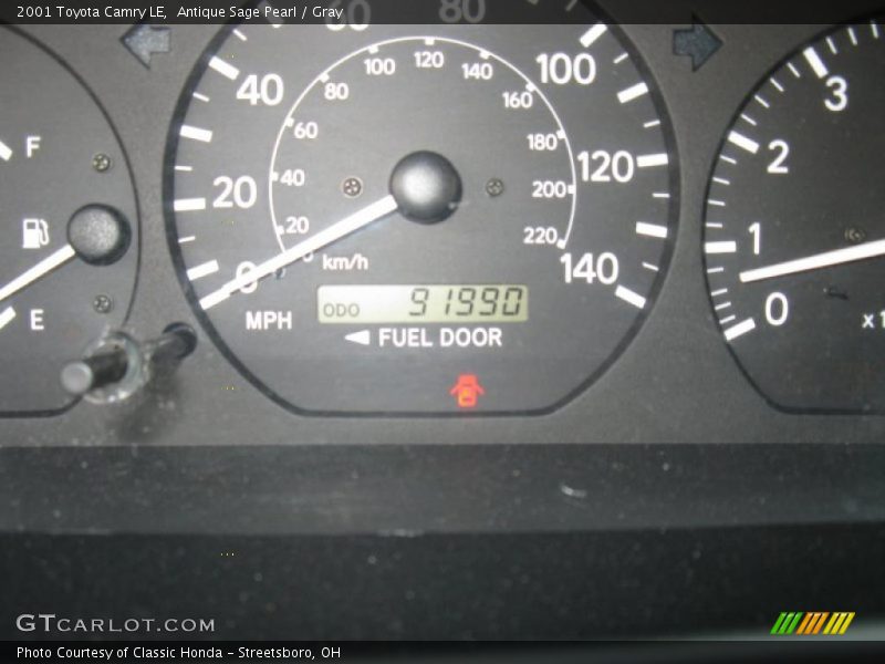 Antique Sage Pearl / Gray 2001 Toyota Camry LE