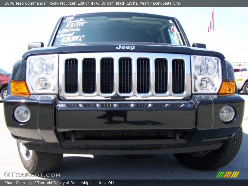 Brilliant Black Crystal Pearl / Dark Slate Gray 2008 Jeep Commander Rocky Mountain Edition 4x4