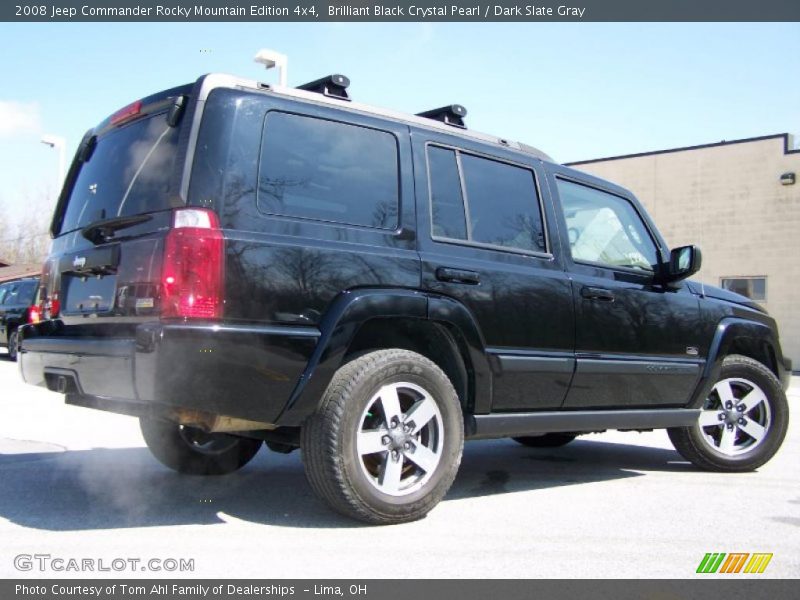 Brilliant Black Crystal Pearl / Dark Slate Gray 2008 Jeep Commander Rocky Mountain Edition 4x4