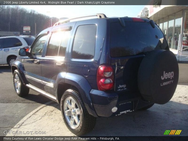 Midnight Blue Pearl / Dark Khaki/Light Graystone 2006 Jeep Liberty Limited 4x4