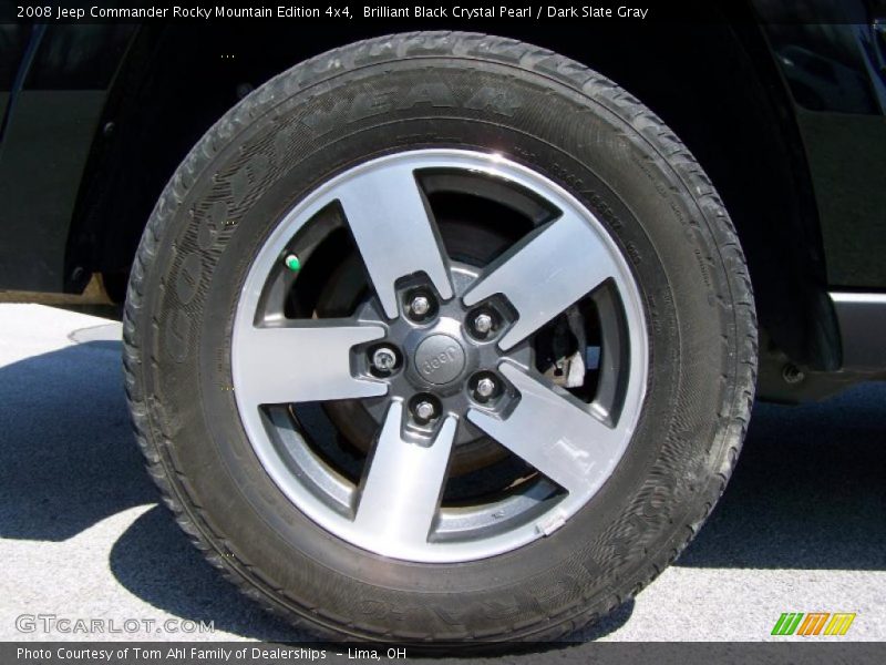 Brilliant Black Crystal Pearl / Dark Slate Gray 2008 Jeep Commander Rocky Mountain Edition 4x4