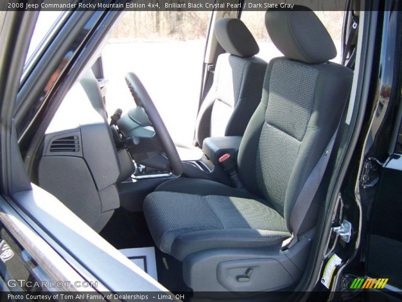 Brilliant Black Crystal Pearl / Dark Slate Gray 2008 Jeep Commander Rocky Mountain Edition 4x4