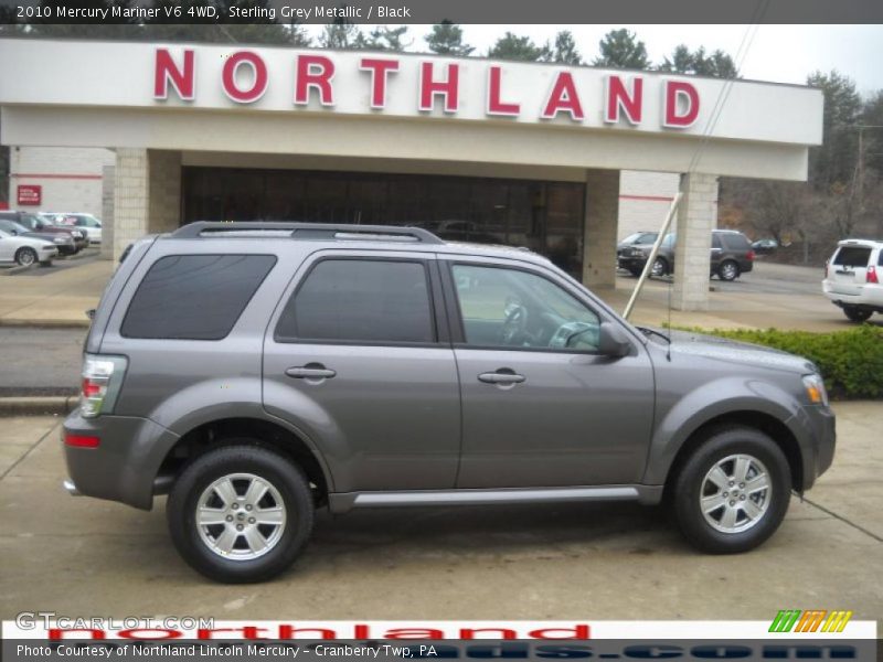 Sterling Grey Metallic / Black 2010 Mercury Mariner V6 4WD