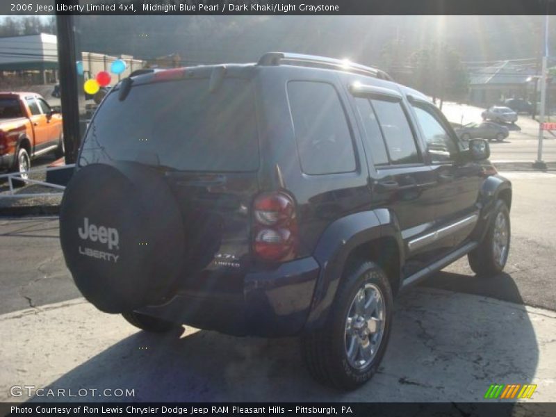 Midnight Blue Pearl / Dark Khaki/Light Graystone 2006 Jeep Liberty Limited 4x4