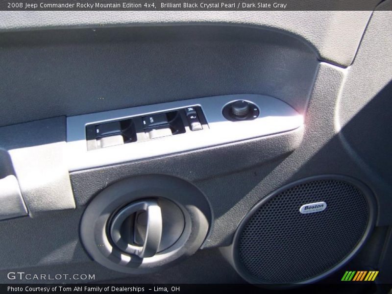 Brilliant Black Crystal Pearl / Dark Slate Gray 2008 Jeep Commander Rocky Mountain Edition 4x4