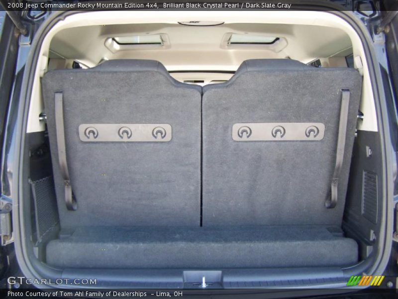 Brilliant Black Crystal Pearl / Dark Slate Gray 2008 Jeep Commander Rocky Mountain Edition 4x4
