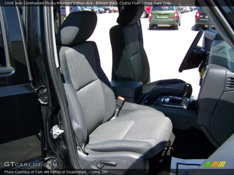 Brilliant Black Crystal Pearl / Dark Slate Gray 2008 Jeep Commander Rocky Mountain Edition 4x4