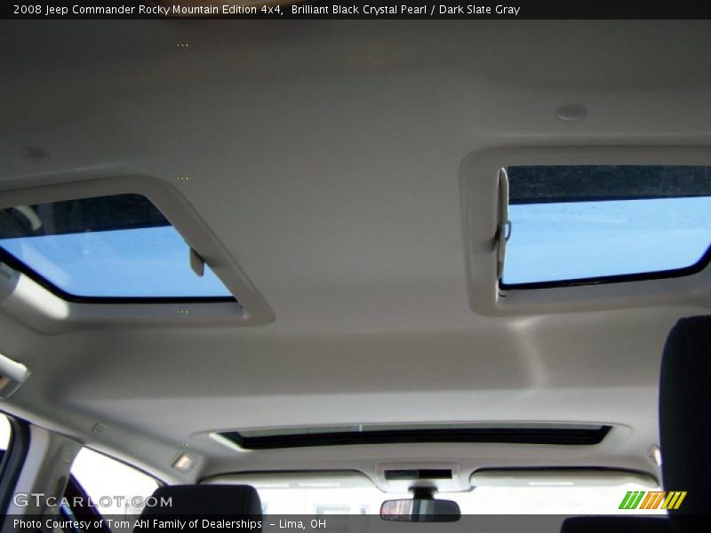 Brilliant Black Crystal Pearl / Dark Slate Gray 2008 Jeep Commander Rocky Mountain Edition 4x4