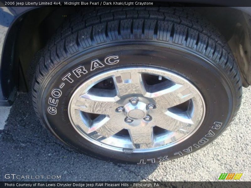 Midnight Blue Pearl / Dark Khaki/Light Graystone 2006 Jeep Liberty Limited 4x4