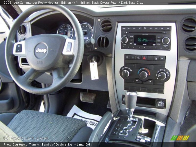 Brilliant Black Crystal Pearl / Dark Slate Gray 2008 Jeep Commander Rocky Mountain Edition 4x4