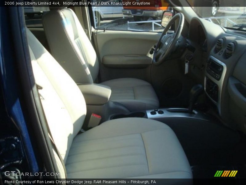Midnight Blue Pearl / Dark Khaki/Light Graystone 2006 Jeep Liberty Limited 4x4