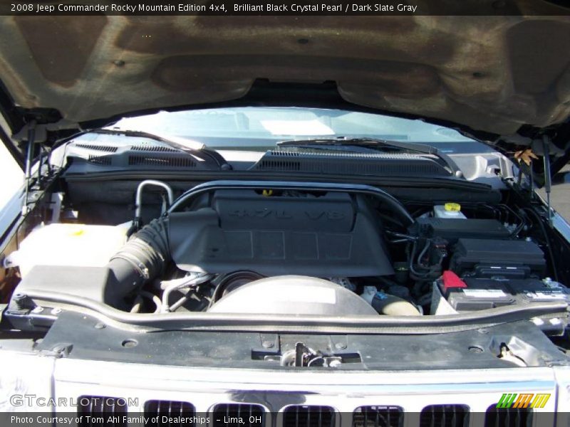 Brilliant Black Crystal Pearl / Dark Slate Gray 2008 Jeep Commander Rocky Mountain Edition 4x4