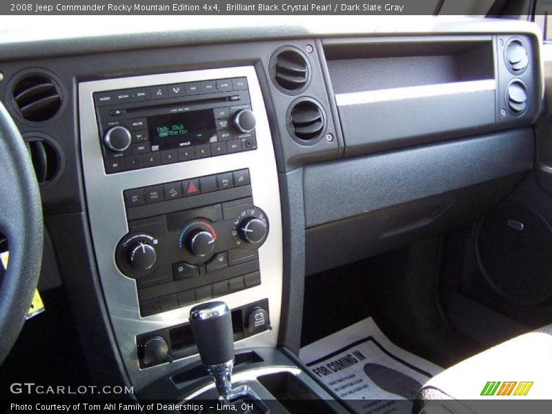 Brilliant Black Crystal Pearl / Dark Slate Gray 2008 Jeep Commander Rocky Mountain Edition 4x4