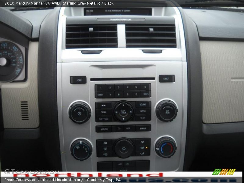 Sterling Grey Metallic / Black 2010 Mercury Mariner V6 4WD