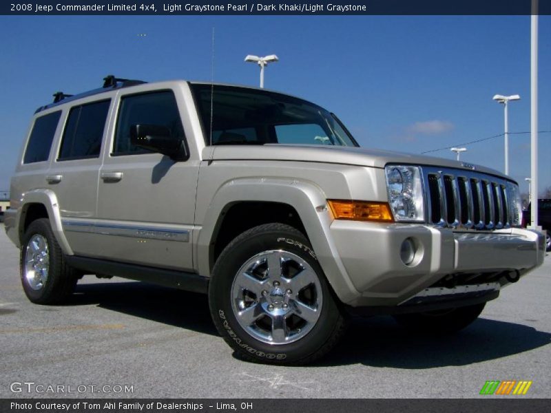 Light Graystone Pearl / Dark Khaki/Light Graystone 2008 Jeep Commander Limited 4x4
