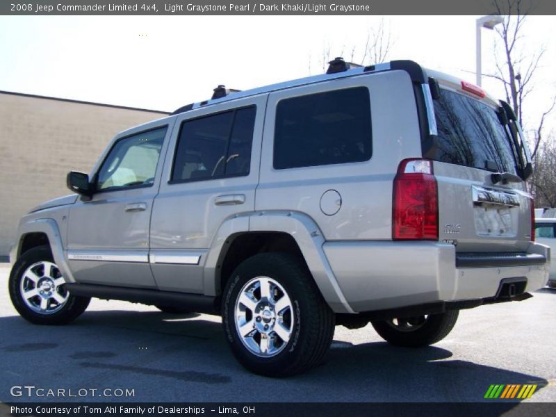 Light Graystone Pearl / Dark Khaki/Light Graystone 2008 Jeep Commander Limited 4x4