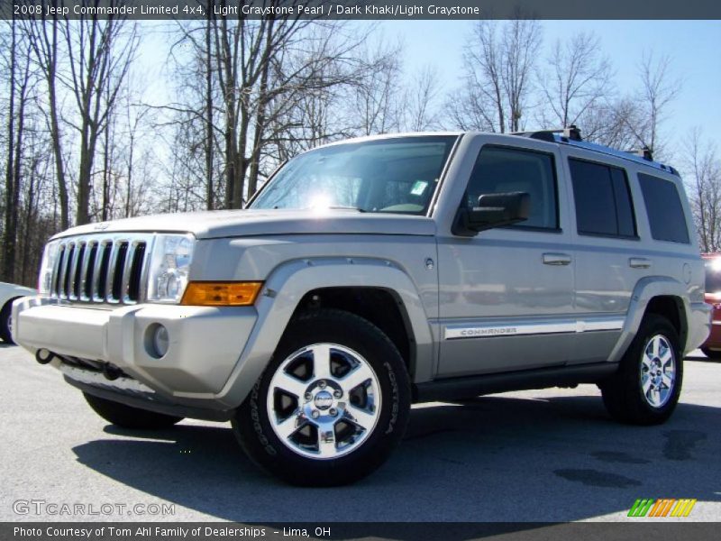 Light Graystone Pearl / Dark Khaki/Light Graystone 2008 Jeep Commander Limited 4x4