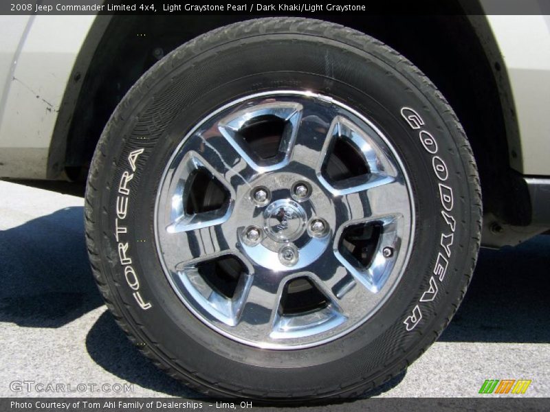 Light Graystone Pearl / Dark Khaki/Light Graystone 2008 Jeep Commander Limited 4x4