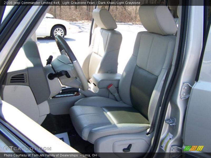 Light Graystone Pearl / Dark Khaki/Light Graystone 2008 Jeep Commander Limited 4x4