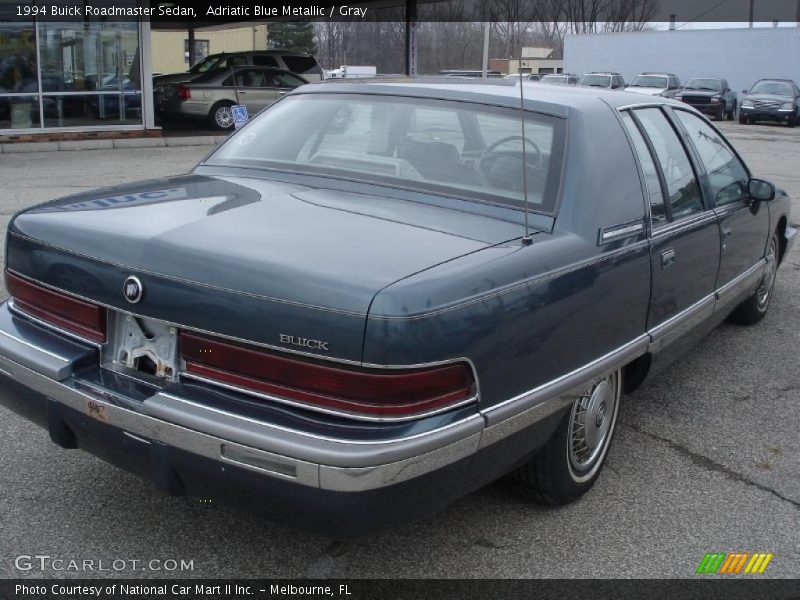 Adriatic Blue Metallic / Gray 1994 Buick Roadmaster Sedan