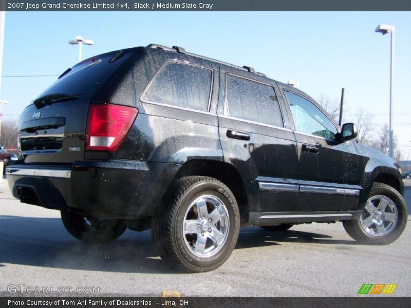 Black / Medium Slate Gray 2007 Jeep Grand Cherokee Limited 4x4