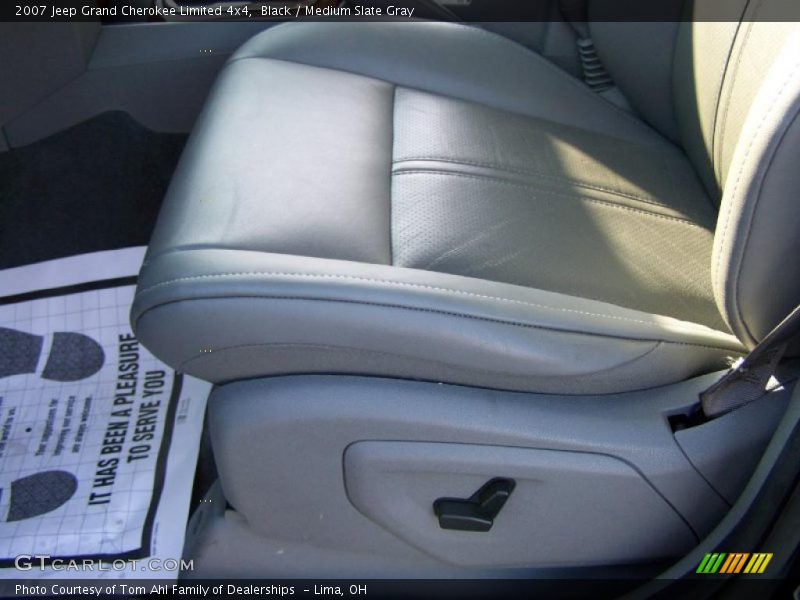 Black / Medium Slate Gray 2007 Jeep Grand Cherokee Limited 4x4