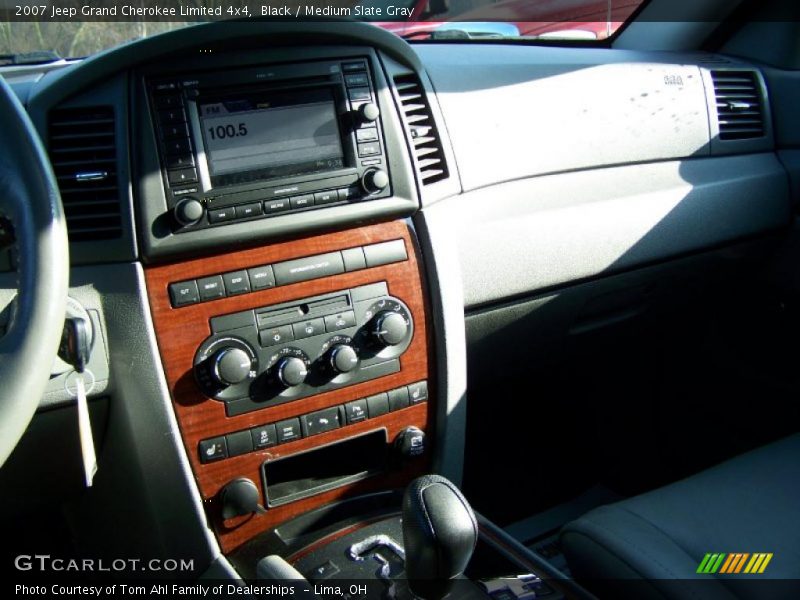 Black / Medium Slate Gray 2007 Jeep Grand Cherokee Limited 4x4
