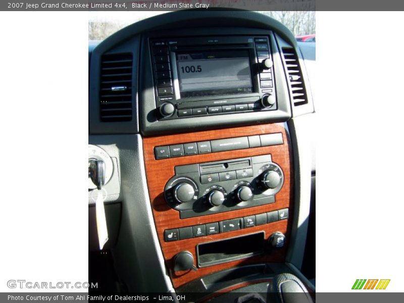 Black / Medium Slate Gray 2007 Jeep Grand Cherokee Limited 4x4