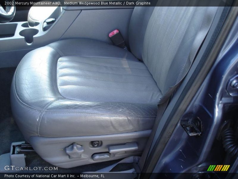 Medium Wedgewood Blue Metallic / Dark Graphite 2002 Mercury Mountaineer AWD