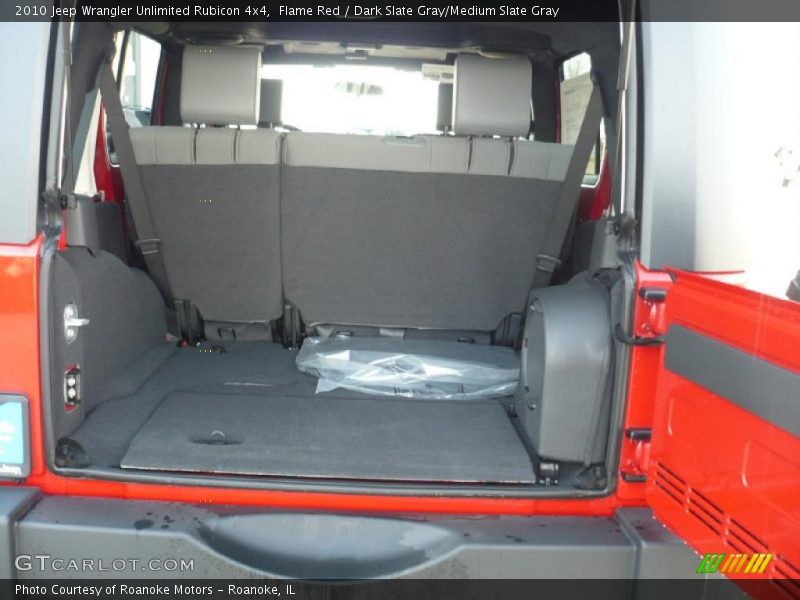 Flame Red / Dark Slate Gray/Medium Slate Gray 2010 Jeep Wrangler Unlimited Rubicon 4x4