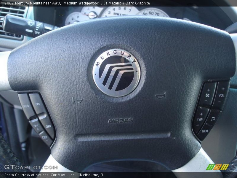 Medium Wedgewood Blue Metallic / Dark Graphite 2002 Mercury Mountaineer AWD