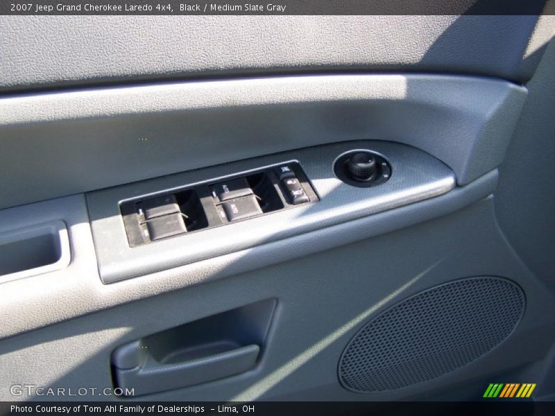 Black / Medium Slate Gray 2007 Jeep Grand Cherokee Laredo 4x4