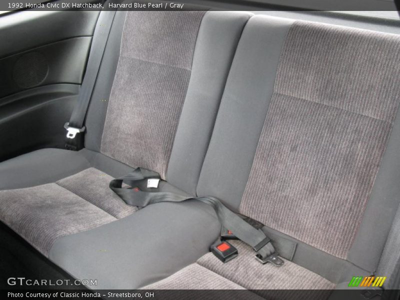 Harvard Blue Pearl / Gray 1992 Honda Civic DX Hatchback