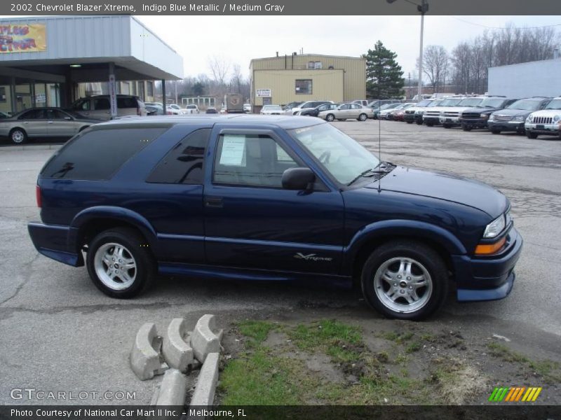 Indigo Blue Metallic / Medium Gray 2002 Chevrolet Blazer Xtreme