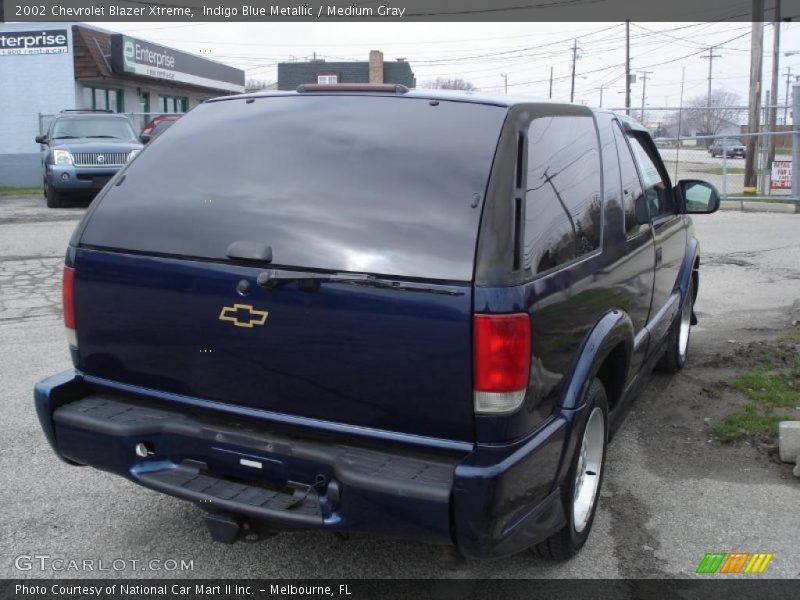 Indigo Blue Metallic / Medium Gray 2002 Chevrolet Blazer Xtreme