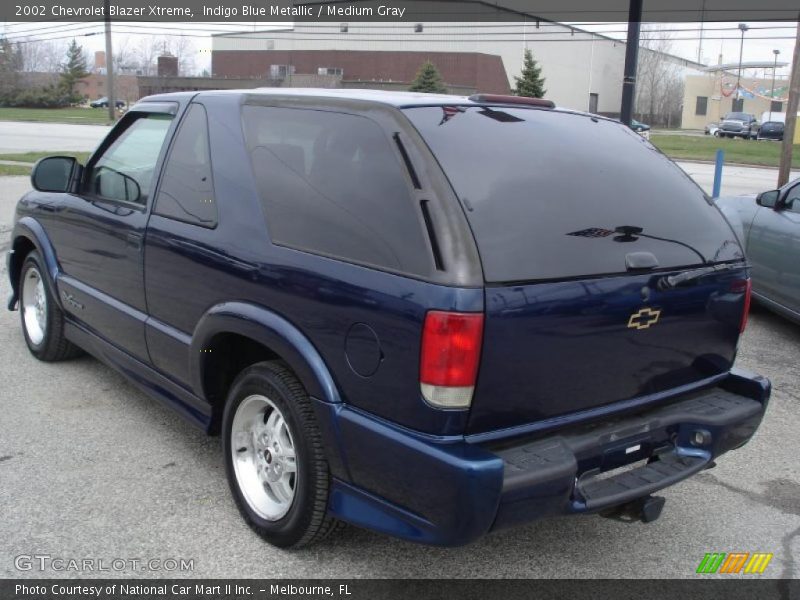 Indigo Blue Metallic / Medium Gray 2002 Chevrolet Blazer Xtreme