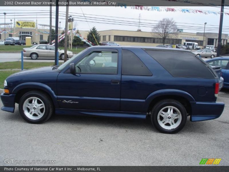 Indigo Blue Metallic / Medium Gray 2002 Chevrolet Blazer Xtreme