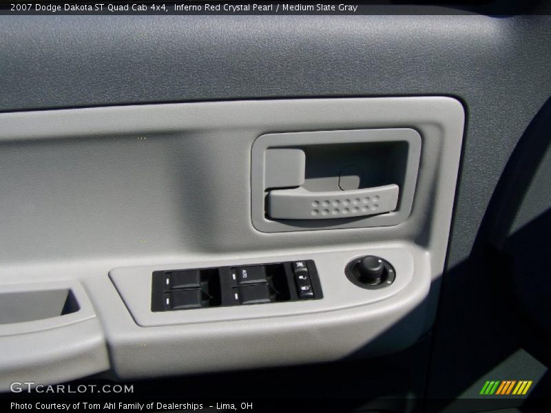 Inferno Red Crystal Pearl / Medium Slate Gray 2007 Dodge Dakota ST Quad Cab 4x4