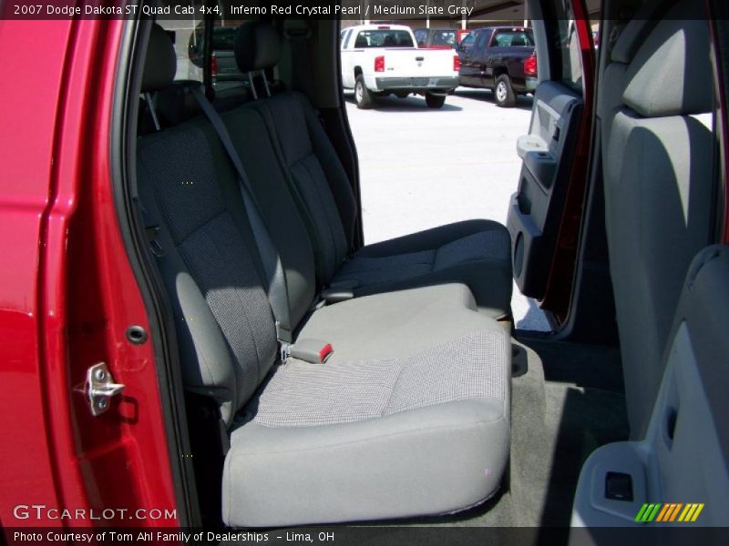 Inferno Red Crystal Pearl / Medium Slate Gray 2007 Dodge Dakota ST Quad Cab 4x4