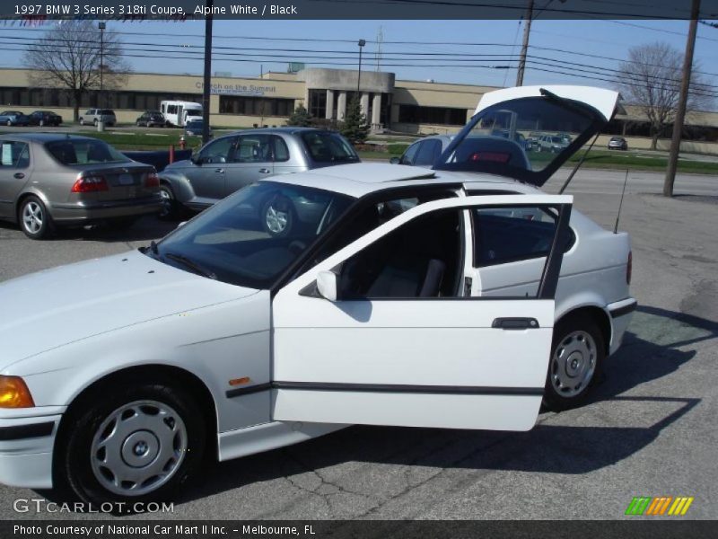 Alpine White / Black 1997 BMW 3 Series 318ti Coupe