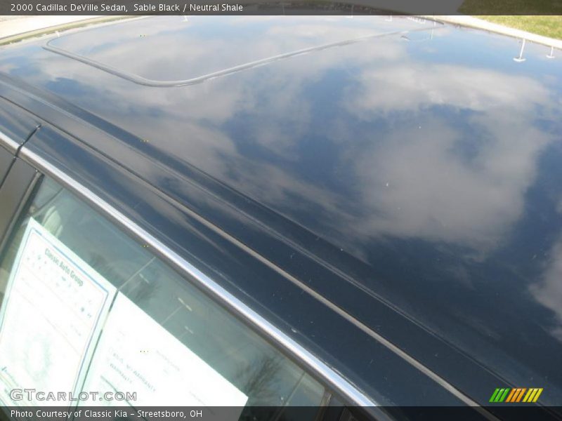 Sable Black / Neutral Shale 2000 Cadillac DeVille Sedan